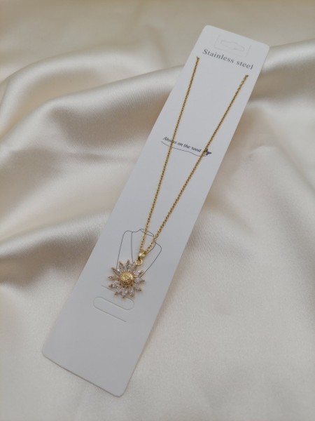 Papatya Taşlı Kolye Papatya Taşlı Kolye