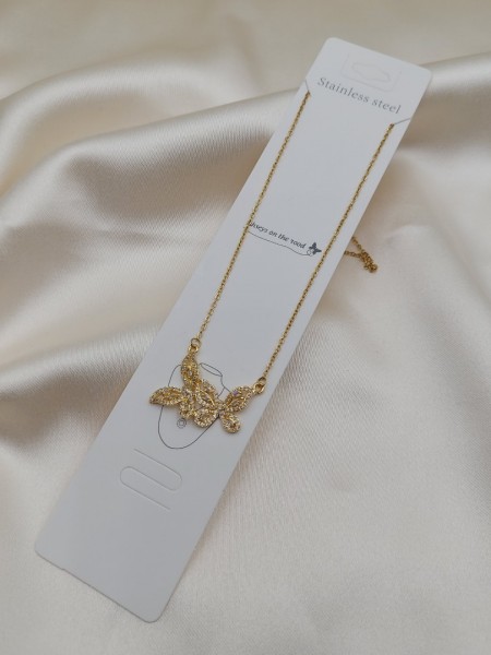 Kelebek Taşlı Kolye Kelebek Taşlı Kolye