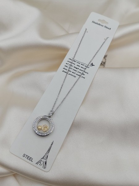 Ay Yıldız Gümüş Kolye  Ay Yıldız Gümüş Kolye