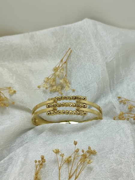 Dorika Detaylı Kaburga Kelepçe  Dorika Detaylı Kaburga Kelepçe