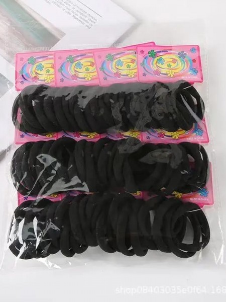 Siyah Çoklu Ve Renkli Lastik Toka Siyah Çoklu Ve Renkli Lastik Toka