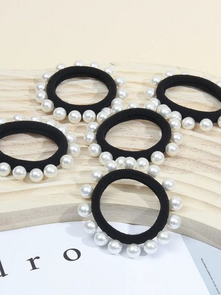 İncili Lastik Toka (5 li)  İncili Lastik Toka (5 li)